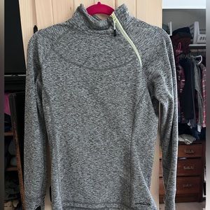 Eddie Bauer asymmetrical quarter zip